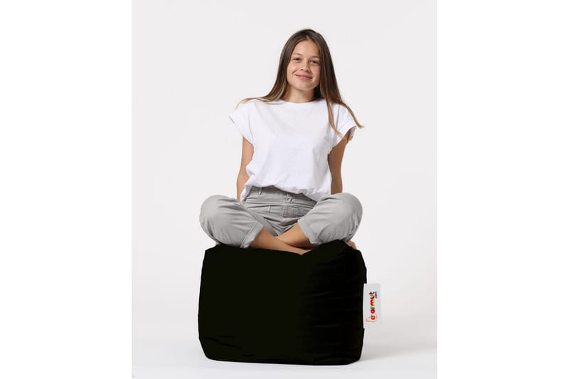 Sittsäck Utomhus Salani 45 cm - Svart - Utemöbler & utemiljö - Utestol & trädgårdsstol - Sittsäckar utomhus