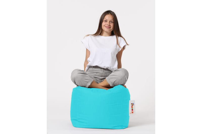 Sittsäck Utomhus Salani 45 cm - Turkos - Utemöbler & utemiljö - Utestol & trädgårdsstol - Sittsäckar utomhus