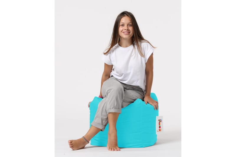 Sittsäck Utomhus Salani 45 cm - Turkos - Utemöbler & utemiljö - Utestol & trädgårdsstol - Sittsäckar utomhus