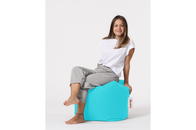Sittsäck Utomhus Salani 45 cm - Turkos - Utemöbler & utemiljö - Utestol & trädgårdsstol - Sittsäckar utomhus