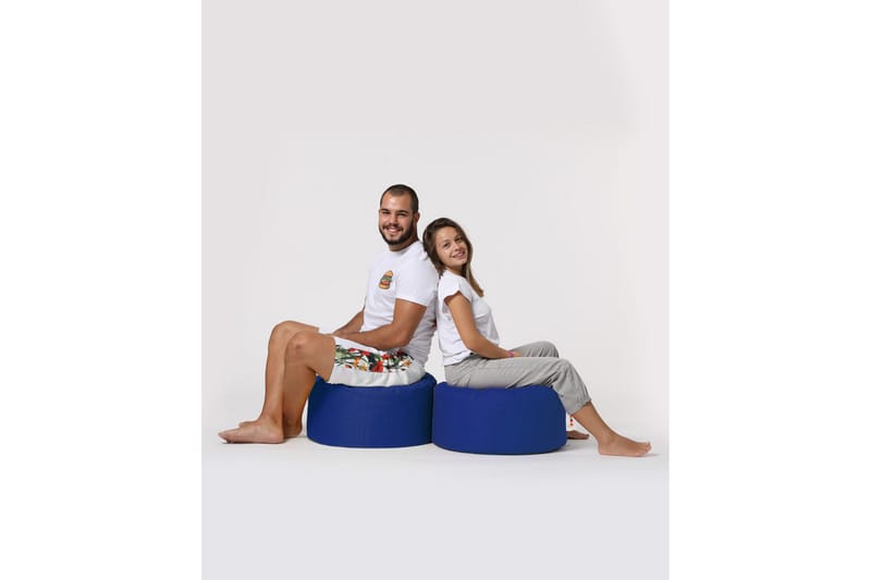 Sittsäck Utomhus Salima 55 cm - Blå - Utemöbler & utemiljö - Utestol & trädgårdsstol - Sittsäckar utomhus