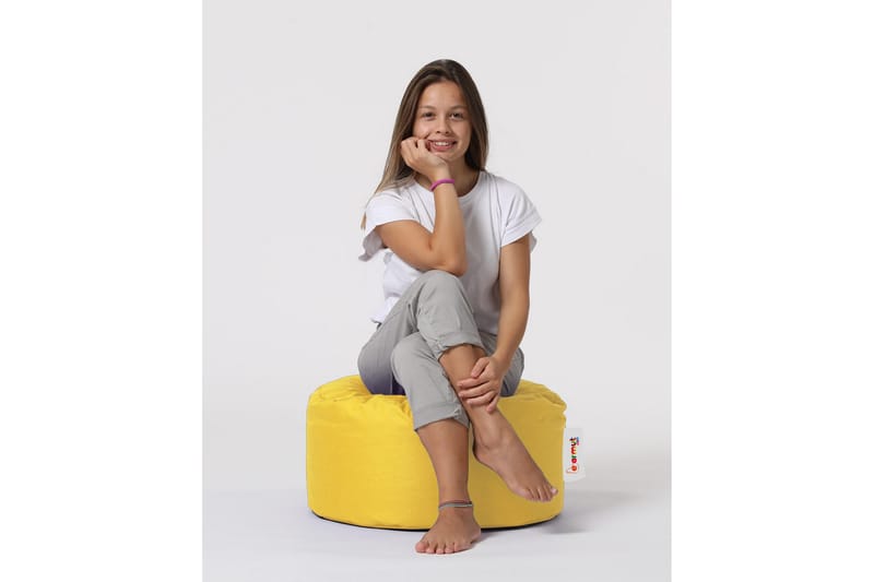 Sittsäck Utomhus Salima 55 cm - Gul - Utemöbler & utemiljö - Utestol & trädgårdsstol - Sittsäckar utomhus