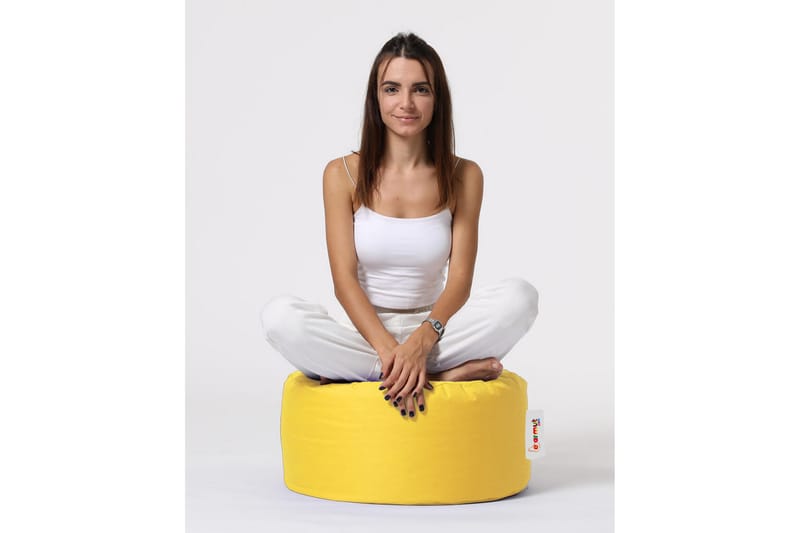Sittsäck Utomhus Salima 55 cm - Gul - Utemöbler & utemiljö - Utestol & trädgårdsstol - Sittsäckar utomhus