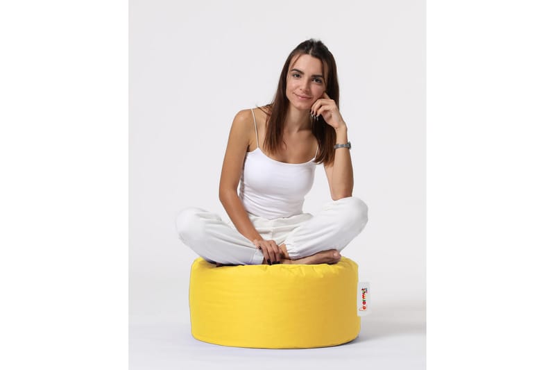 Sittsäck Utomhus Salima 55 cm - Gul - Utemöbler & utemiljö - Utestol & trädgårdsstol - Sittsäckar utomhus