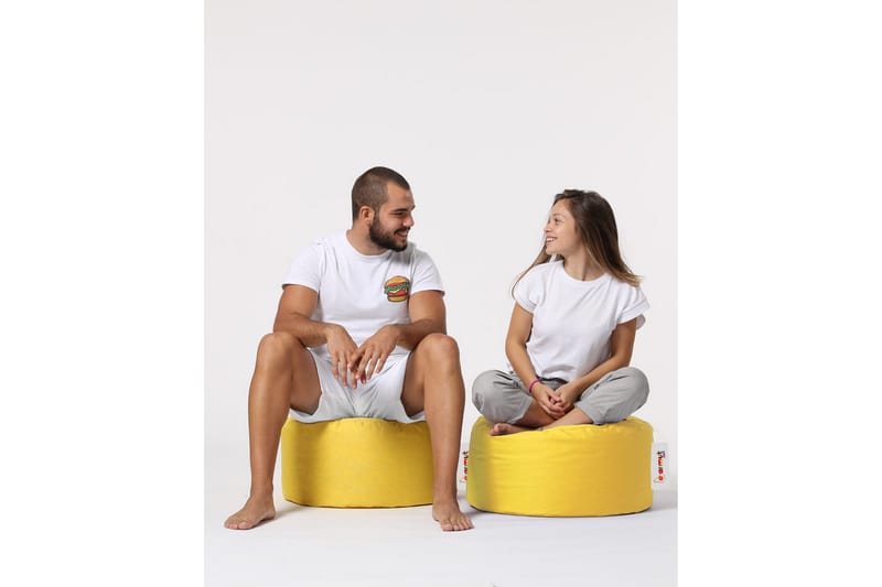 Sittsäck Utomhus Salima 55 cm - Gul - Utemöbler & utemiljö - Utestol & trädgårdsstol - Sittsäckar utomhus