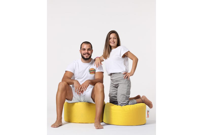 Sittsäck Utomhus Salima 55 cm - Gul - Utemöbler & utemiljö - Utestol & trädgårdsstol - Sittsäckar utomhus