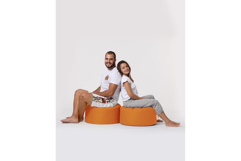 Sittsäck Utomhus Salima 55 cm - Orange - Utemöbler & utemiljö - Utestol & trädgårdsstol - Sittsäckar utomhus