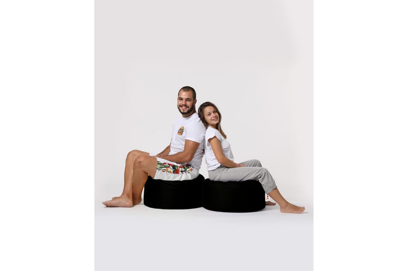 Sittsäck Utomhus Salima 55 cm - Svart - Utemöbler & utemiljö - Utestol & trädgårdsstol - Sittsäckar utomhus