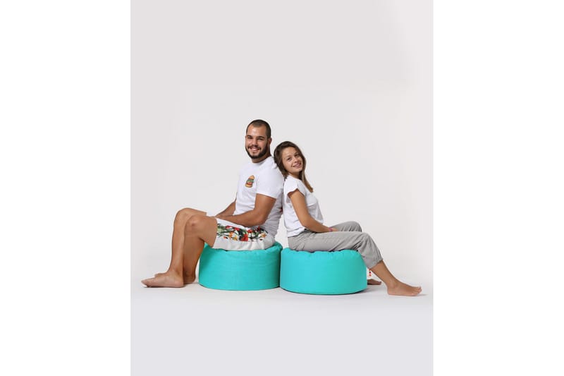 Sittsäck Utomhus Salima 55 cm - Turkos - Utemöbler & utemiljö - Utestol & trädgårdsstol - Sittsäckar utomhus