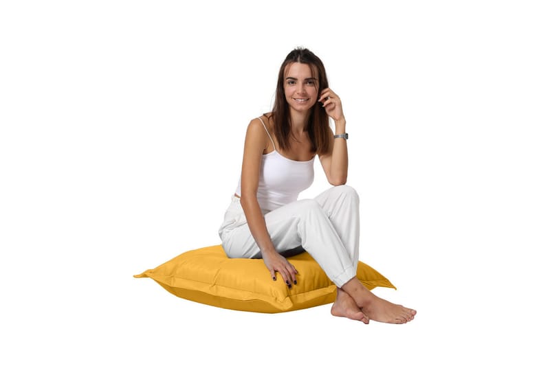 Sittsäck Utomhus Salinder 70 cm - Gul - Utemöbler & utemiljö - Utestol & trädgårdsstol - Sittsäckar utomhus