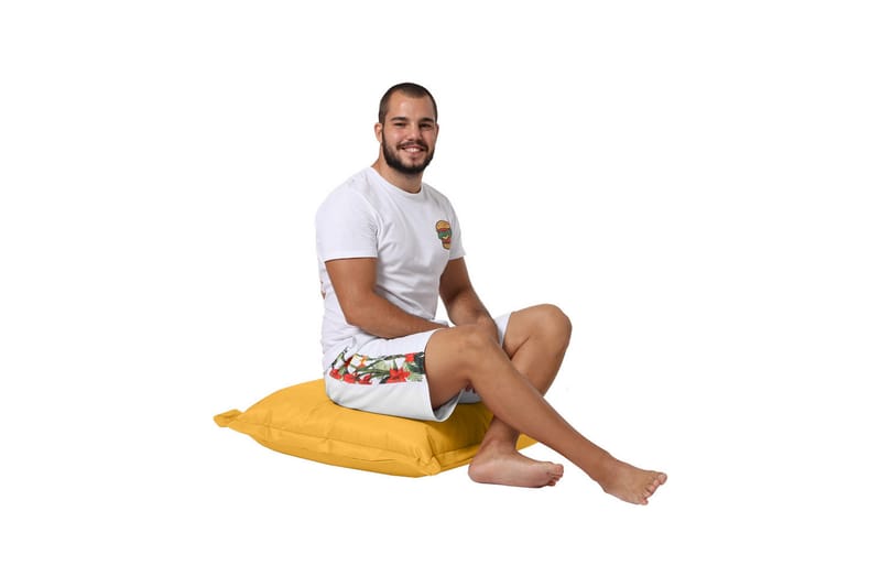 Sittsäck Utomhus Salinder 70 cm - Gul - Utemöbler & utemiljö - Utestol & trädgårdsstol - Sittsäckar utomhus