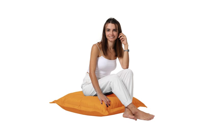 Sittsäck Utomhus Salinder 70 cm - Orange - Utemöbler & utemiljö - Utestol & trädgårdsstol - Sittsäckar utomhus