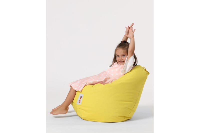 Sittsäck Utomhus Salman 60 cm - Gul - Utemöbler & utemiljö - Utestol & trädgårdsstol - Sittsäckar utomhus