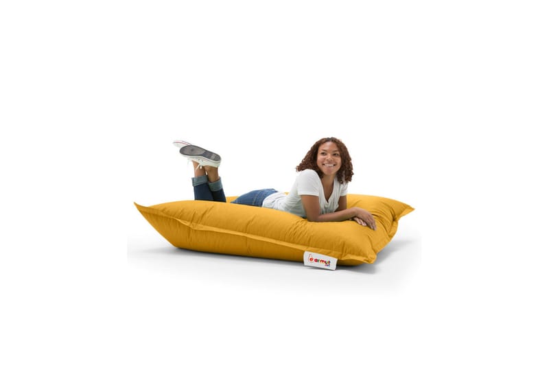 Sittsäck Utomhus Salmi 100 cm - Gul - Utemöbler & utemiljö - Utestol & trädgårdsstol - Sittsäckar utomhus