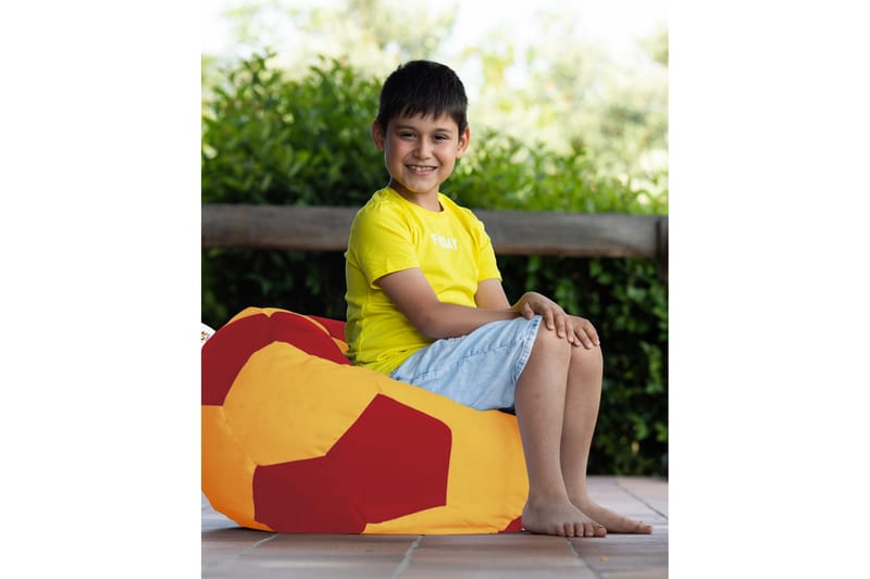 Sittsäck Utomhus Sira 70 cm - Gul/Röd - Utemöbler & utemiljö - Utestol & trädgårdsstol - Sittsäckar utomhus