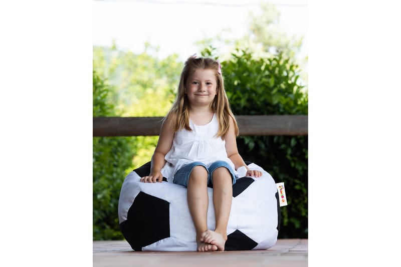 Sittsäck Utomhus Sira 70 cm - Svart|Vit - Utemöbler & utemiljö - Utestol & trädgårdsstol - Sittsäckar utomhus