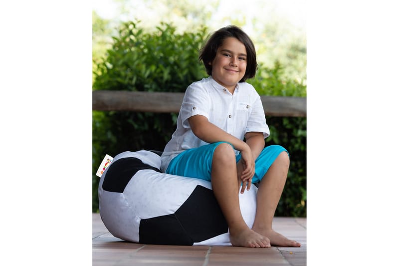 Sittsäck Utomhus Sira 70 cm - Svart|Vit - Utemöbler & utemiljö - Utestol & trädgårdsstol - Sittsäckar utomhus