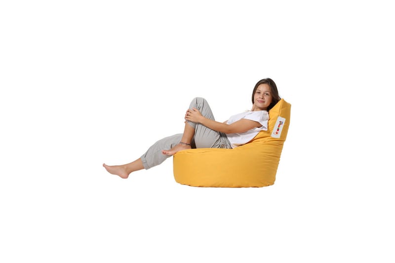 Sittsäck Utomhus Taran 70 cm - Gul - Utemöbler & utemiljö - Utestol & trädgårdsstol - Sittsäckar utomhus