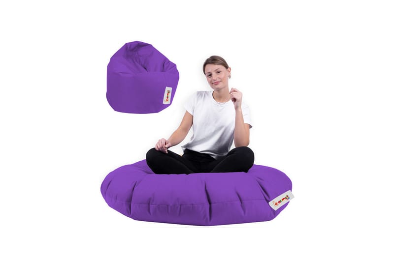 Sittsäck Utomhus Tasmina 65 cm - Lila - Utemöbler & utemiljö - Utestol & trädgårdsstol - Sitts�äckar utomhus