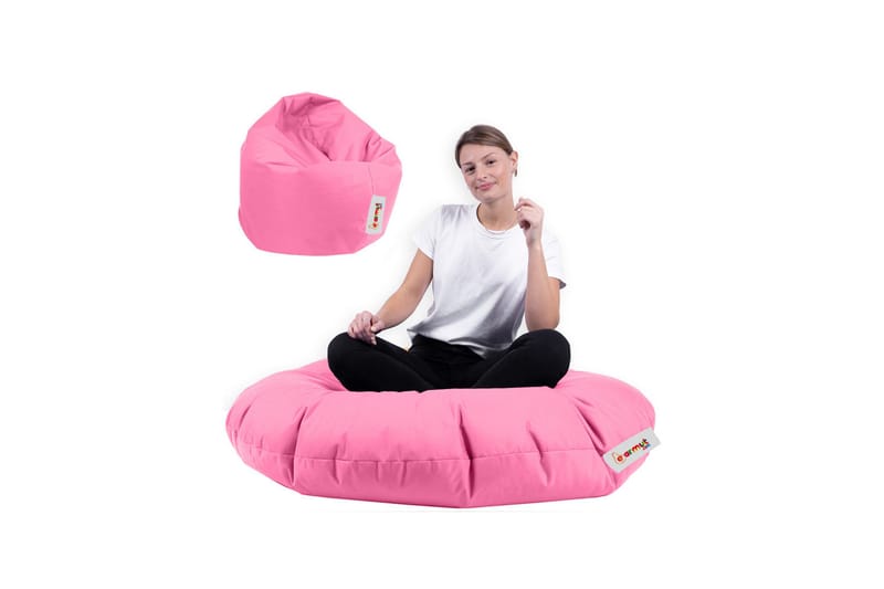 Sittsäck Utomhus Tasmina 65 cm - Rosa - Utemöbler & utemiljö - Utestol & trädgårdsstol - Sitts�äckar utomhus