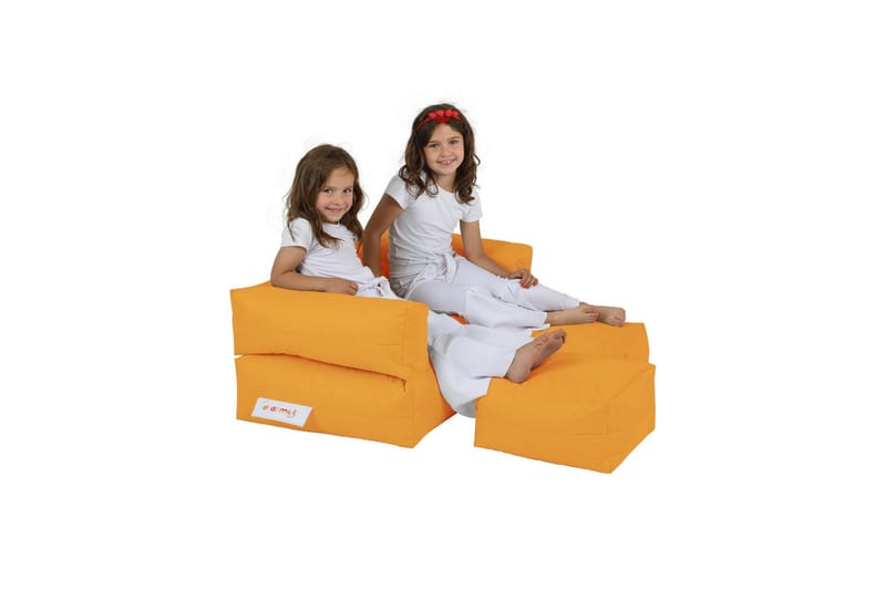 Sittsäck Utomhus Toru 100 cm - Orange - Utemöbler & utemiljö - Utestol & trädgårdsstol - Sittsäckar utomhus