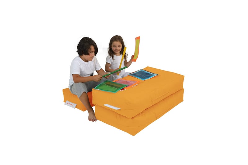 Sittsäck Utomhus Toru 100 cm - Orange - Utemöbler & utemiljö - Utestol & trädgårdsstol - Sittsäckar utomhus