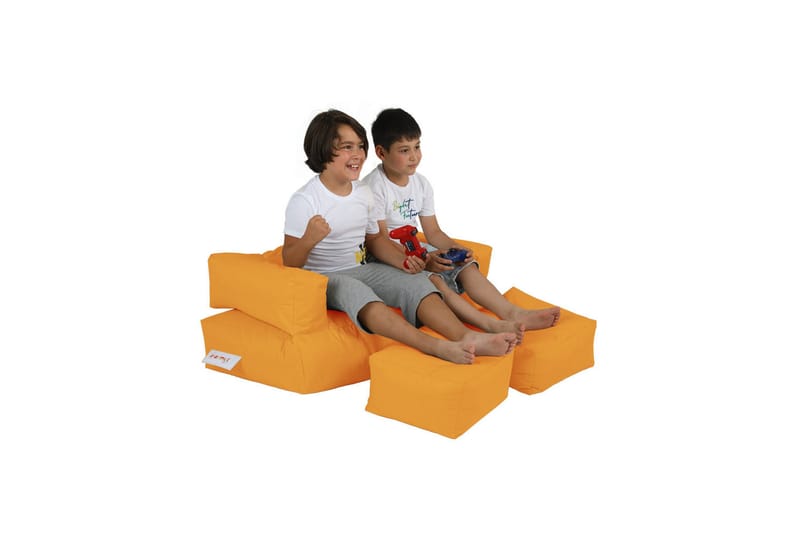Sittsäck Utomhus Toru 100 cm - Orange - Utemöbler & utemiljö - Utestol & trädgårdsstol - Sittsäckar utomhus