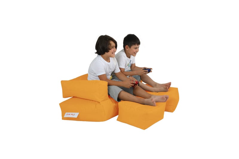 Sittsäck Utomhus Toru 100 cm - Orange - Utemöbler & utemiljö - Utestol & trädgårdsstol - Sittsäckar utomhus