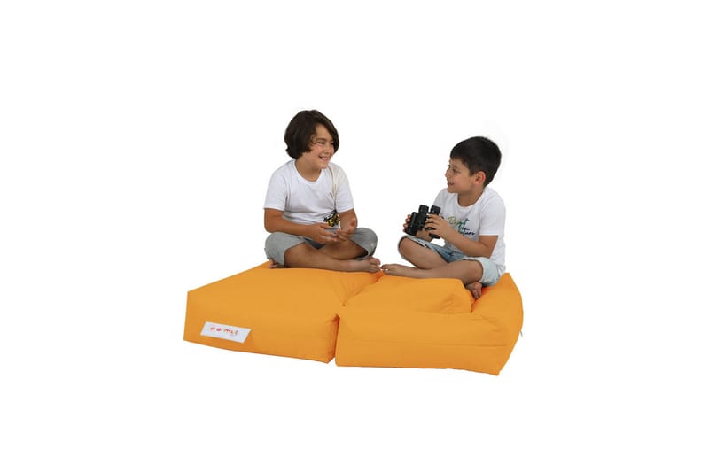 Sittsäck Utomhus Toru 100 cm - Orange - Utemöbler & utemiljö - Utestol & trädgårdsstol - Sittsäckar utomhus