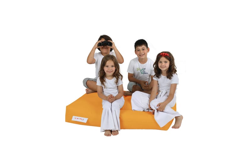 Sittsäck Utomhus Toru 100 cm - Orange - Utemöbler & utemiljö - Utestol & trädgårdsstol - Sittsäckar utomhus
