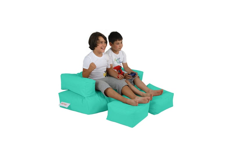 Sittsäck Utomhus Toru 100 cm - Turkos - Utemöbler & utemiljö - Utestol & trädgårdsstol - Sittsäckar utomhus
