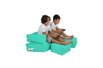 Sittsäck Utomhus Toru 100 cm - Turkos - Utemöbler & utemiljö - Utestol & trädgårdsstol - Sittsäckar utomhus