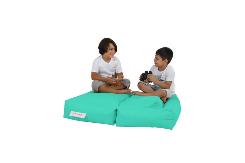 Sittsäck Utomhus Toru 100 cm - Turkos - Utemöbler & utemiljö - Utestol & trädgårdsstol - Sittsäckar utomhus