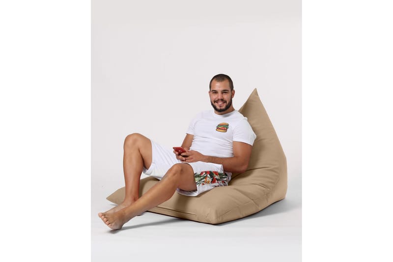 Sittsäck Utomhus Toya 90 cm - Beige - Utemöbler & utemiljö - Utestol & trädgårdsstol - Sittsäckar utomhus