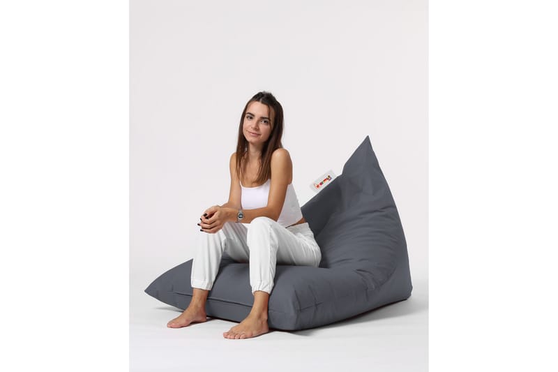 Sittsäck Utomhus Toya 90 cm - Grå - Utemöbler & utemiljö - Utestol & trädgårdsstol - Sittsäckar utomhus