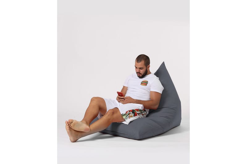 Sittsäck Utomhus Toya 90 cm - Grå - Utemöbler & utemiljö - Utestol & trädgårdsstol - Sittsäckar utomhus