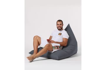 Sittsäck Utomhus Toya 90 cm - Grå - Utemöbler & utemiljö - Utestol & trädgårdsstol - Sittsäckar utomhus