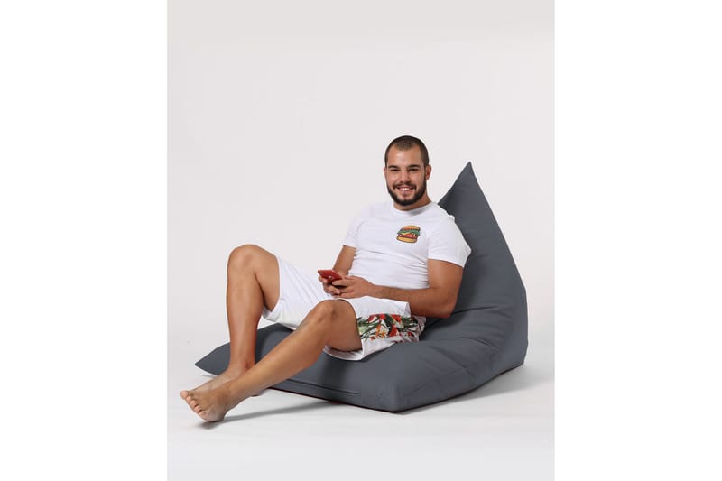 Sittsäck Utomhus Toya 90 cm - Grå - Utemöbler & utemiljö - Utestol & trädgårdsstol - Sittsäckar utomhus