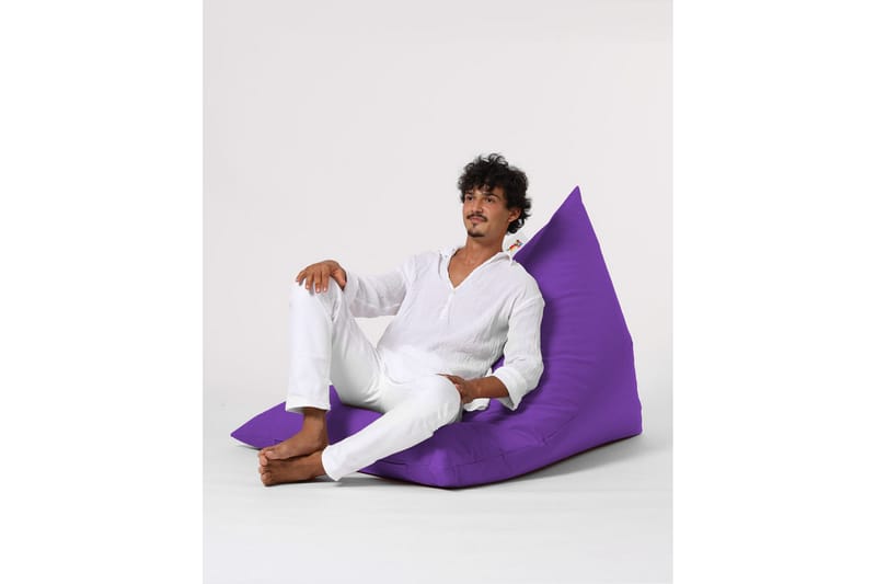 Sittsäck Utomhus Toya 90 cm - Lila - Utemöbler & utemiljö - Utestol & trädgårdsstol - Sittsäckar utomhus
