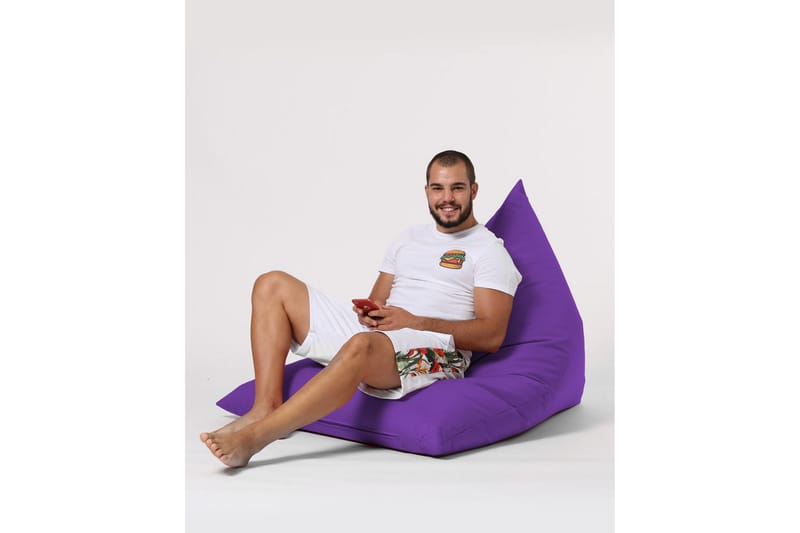 Sittsäck Utomhus Toya 90 cm - Lila - Utemöbler & utemiljö - Utestol & trädgårdsstol - Sittsäckar utomhus