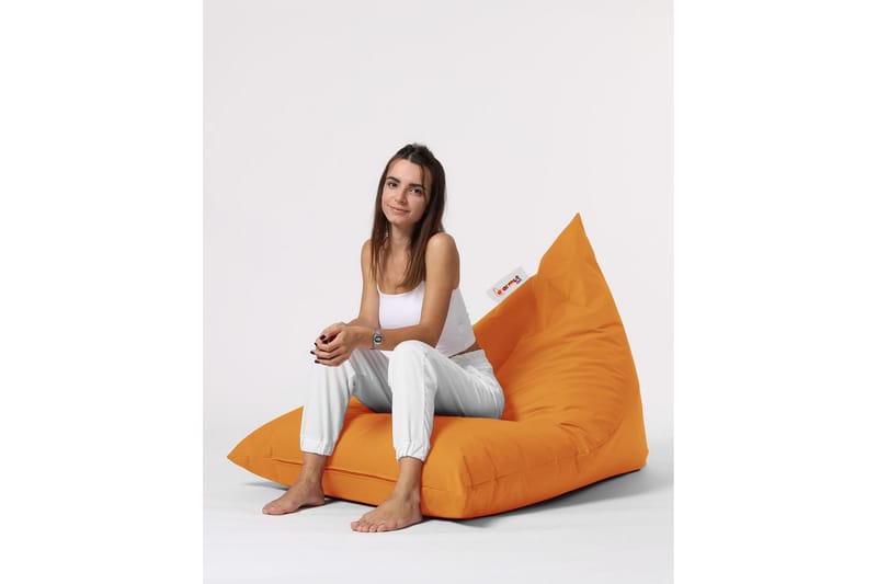 Sittsäck Utomhus Toya 90 cm - Orange - Utemöbler & utemiljö - Utestol & trädgårdsstol - Sittsäckar utomhus