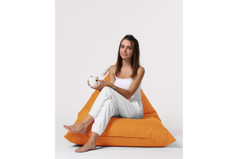 Sittsäck Utomhus Toya 90 cm - Orange - Utemöbler & utemiljö - Utestol & trädgårdsstol - Sittsäckar utomhus