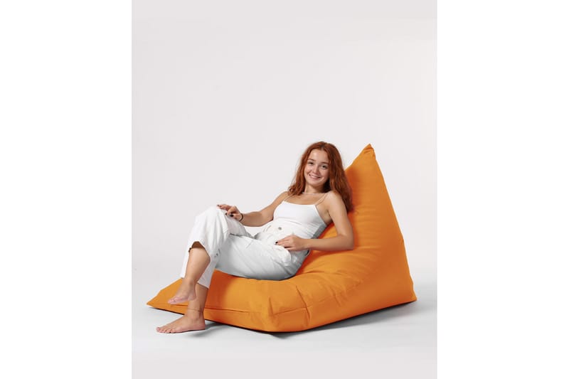 Sittsäck Utomhus Toya 90 cm - Orange - Utemöbler & utemiljö - Utestol & trädgårdsstol - Sittsäckar utomhus