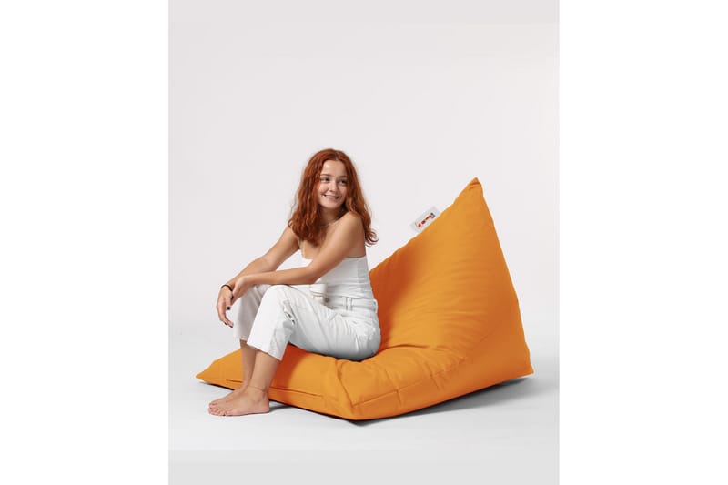 Sittsäck Utomhus Toya 90 cm - Orange - Utemöbler & utemiljö - Utestol & trädgårdsstol - Sittsäckar utomhus