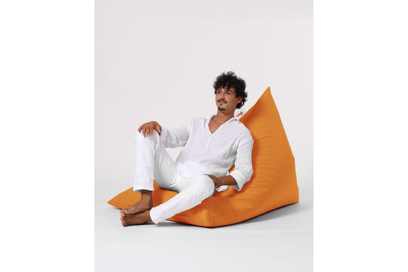 Sittsäck Utomhus Toya 90 cm - Orange - Utemöbler & utemiljö - Utestol & trädgårdsstol - Sittsäckar utomhus