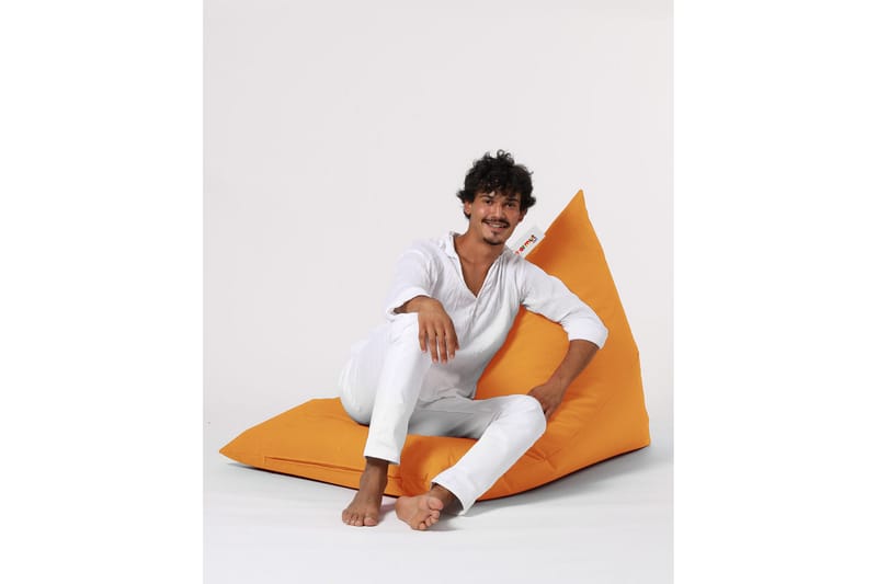 Sittsäck Utomhus Toya 90 cm - Orange - Utemöbler & utemiljö - Utestol & trädgårdsstol - Sittsäckar utomhus