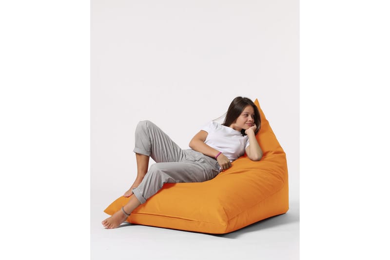 Sittsäck Utomhus Toya 90 cm - Orange - Utemöbler & utemiljö - Utestol & trädgårdsstol - Sittsäckar utomhus