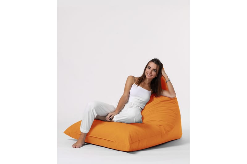 Sittsäck Utomhus Toya 90 cm - Orange - Utemöbler & utemiljö - Utestol & trädgårdsstol - Sittsäckar utomhus