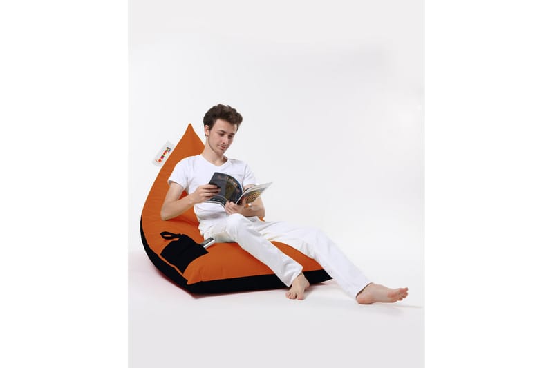 Sittsäck Utomhus Toya 90 cm - Orange - Utemöbler & utemiljö - Utestol & trädgårdsstol - Sittsäckar utomhus