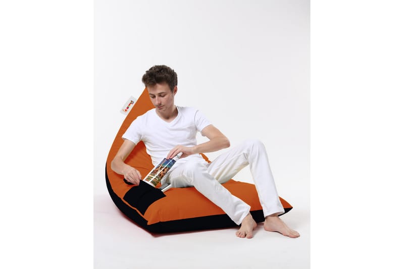 Sittsäck Utomhus Toya 90 cm - Orange - Utemöbler & utemiljö - Utestol & trädgårdsstol - Sittsäckar utomhus